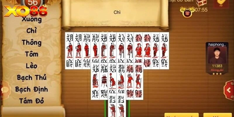 Trình tự đánh bài Chắn ra sao?